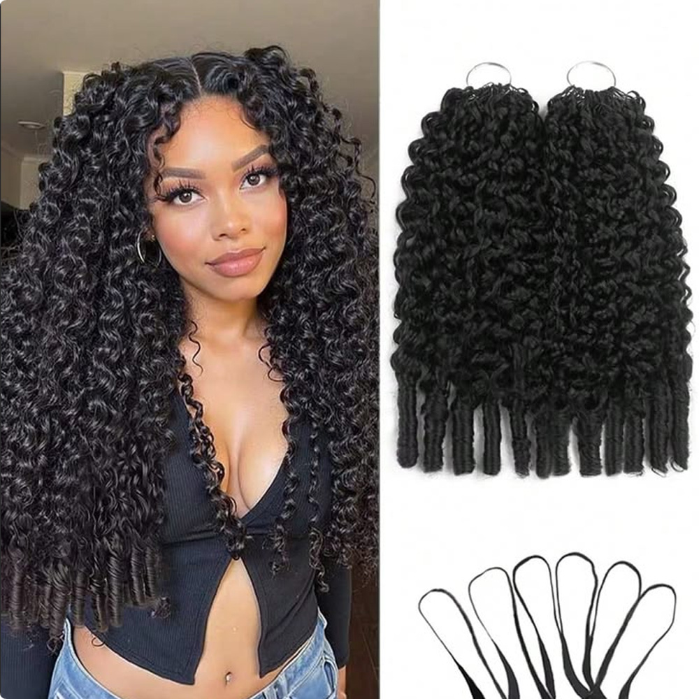 Hair Care Formulation - #1B Natural Black Burmese Curly Feather