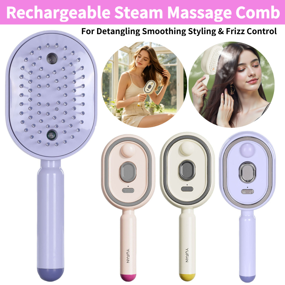 Hair Care Essential Oil Atomizing - Steam Brush For Hair Electric Spray