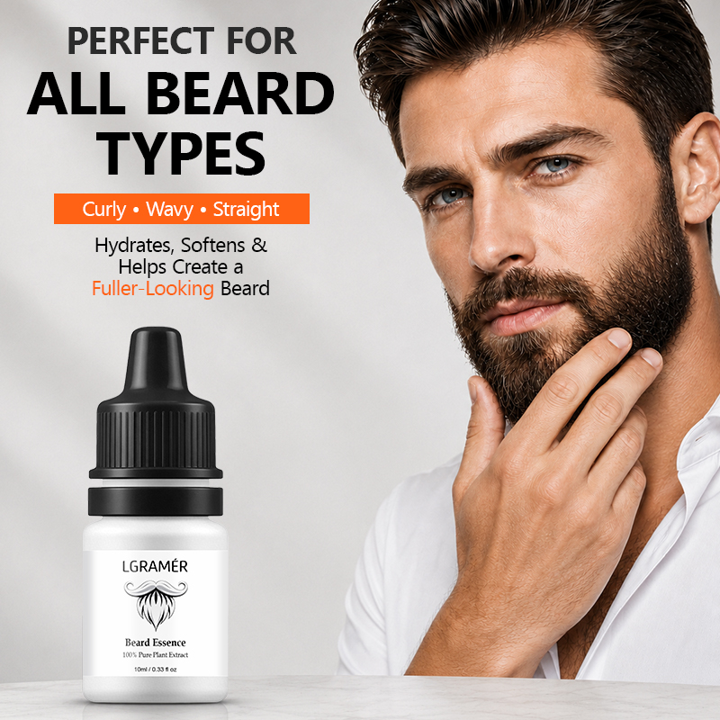 Hair Care For Men - Men's Beard Growth Serum Nourish Facial