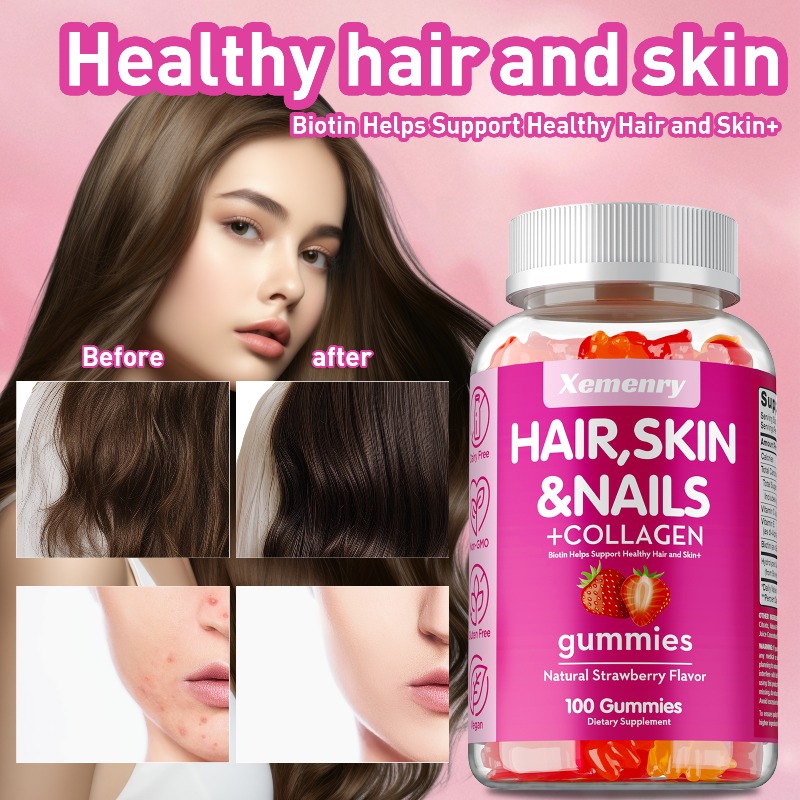 Hair Care Gummies - Hair, Skin & Nails Gummies -