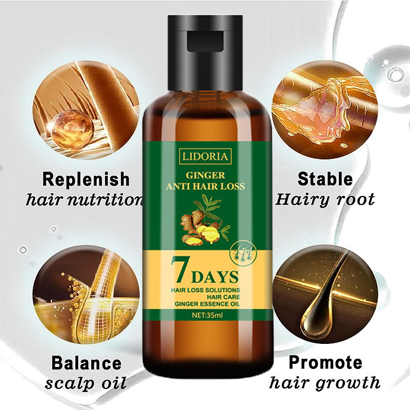 1pcs Ginger Hair Growth Produc - Hair Care Essential Oil Atomizing recension och pris