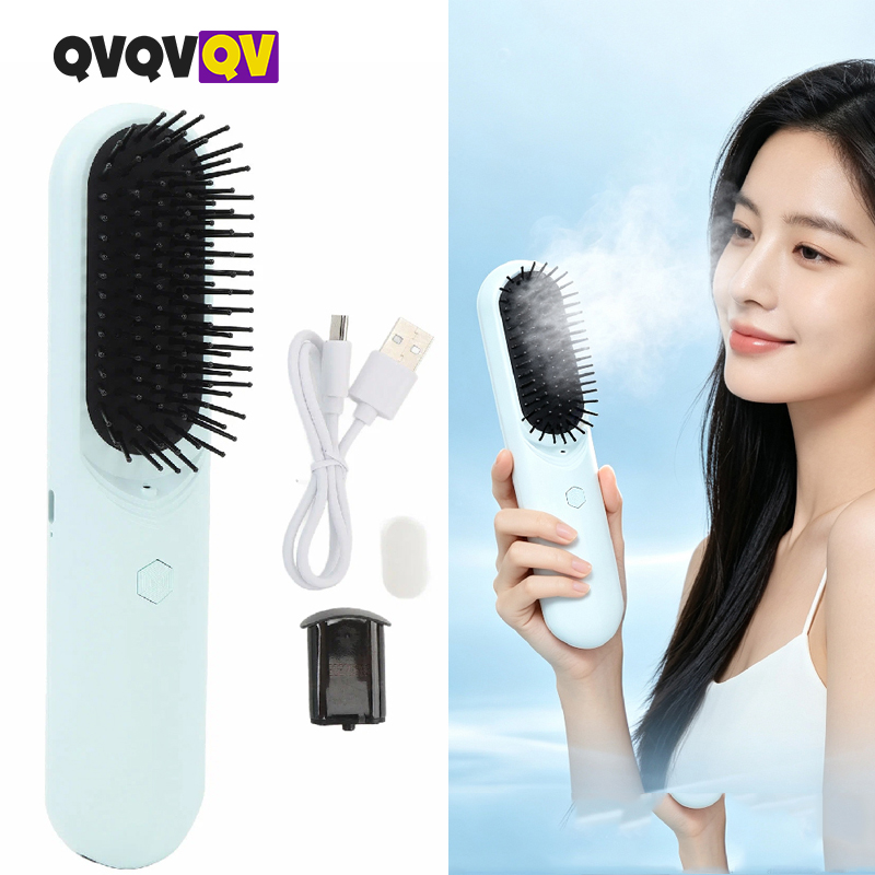 Negative ion Hair Comb, Electr - Hair Care Essential Oil Atomizing recension och pris