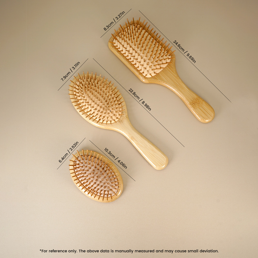 Bamboo Hair Brush Detangling B - Hair Care Daily Routine recension och pris