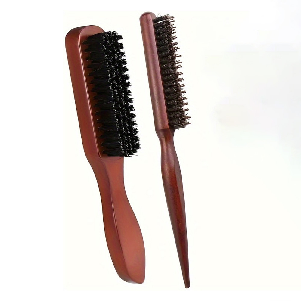 2 Piece Wooden Hair Brush Set  - Hair Care Daily Routine recension och pris