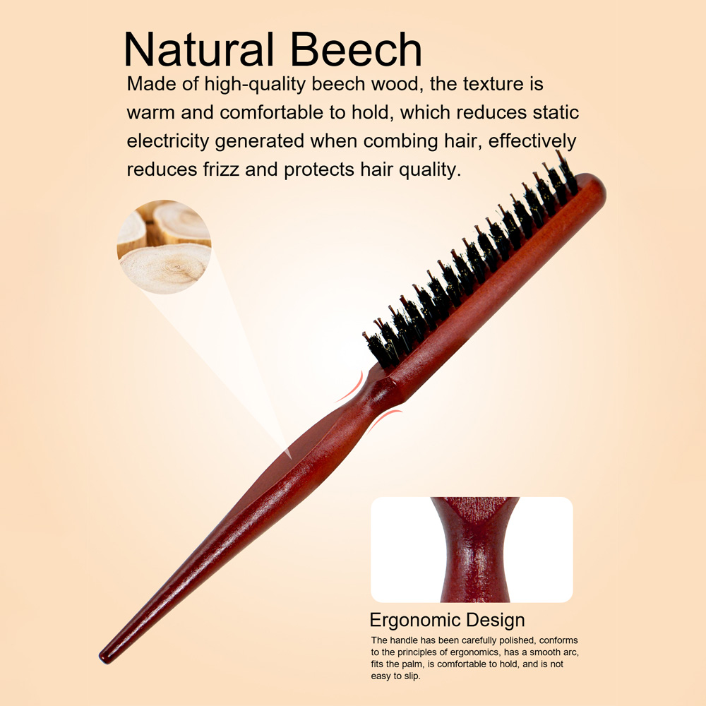 2 Piece Wooden Hair Brush Set  - Hair Care Daily Routine recension och pris