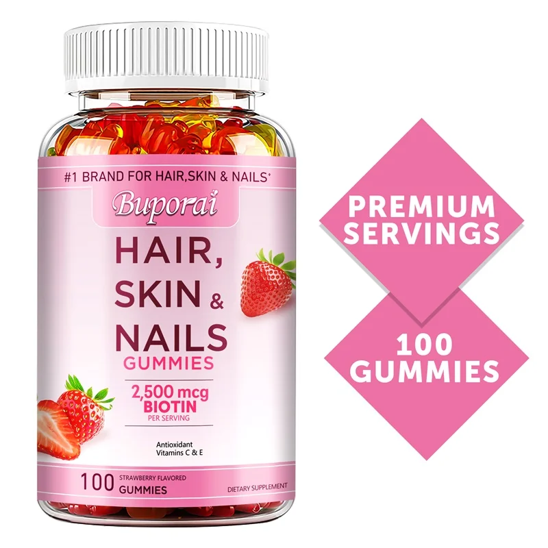 Hair, Skin and Nails Gummies - - Hair Care Gummies recension och pris