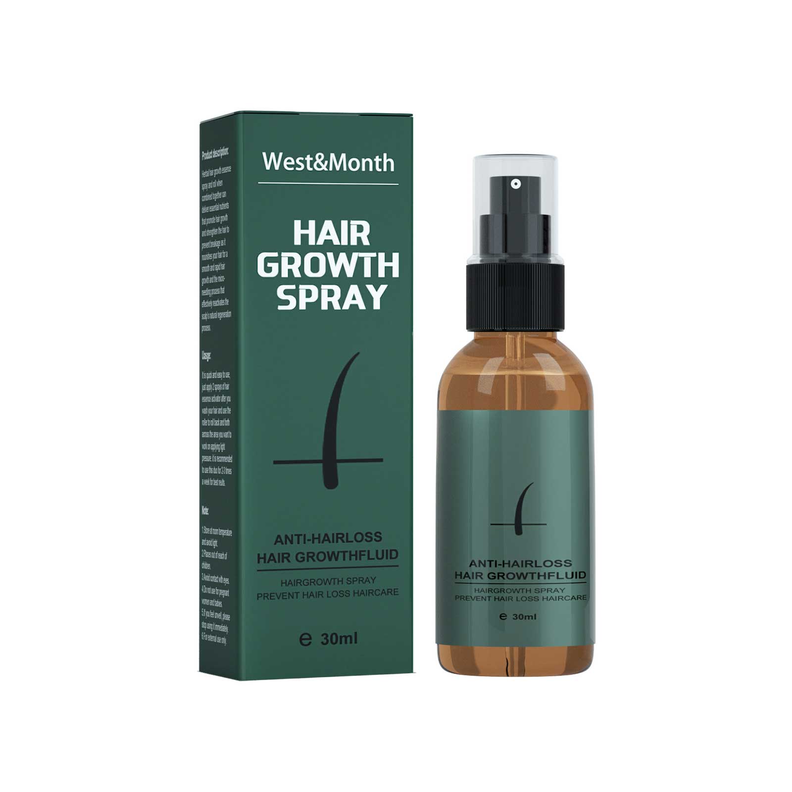 Natural Men Beard Growth Rolle - Hair Care Essential Oil Atomizing recension och pris