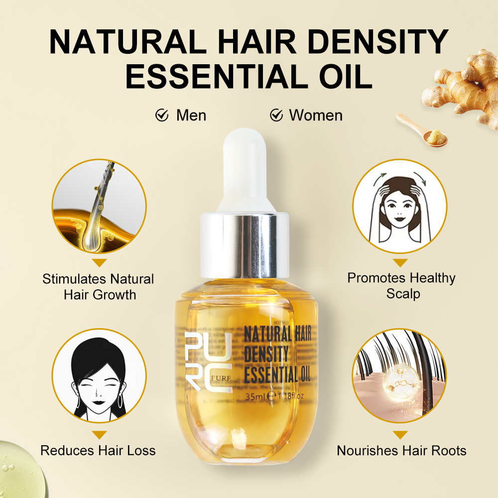 PURC Ginger Essential Hair Gro - Hair Care Essential Oil Atomizing recension och pris