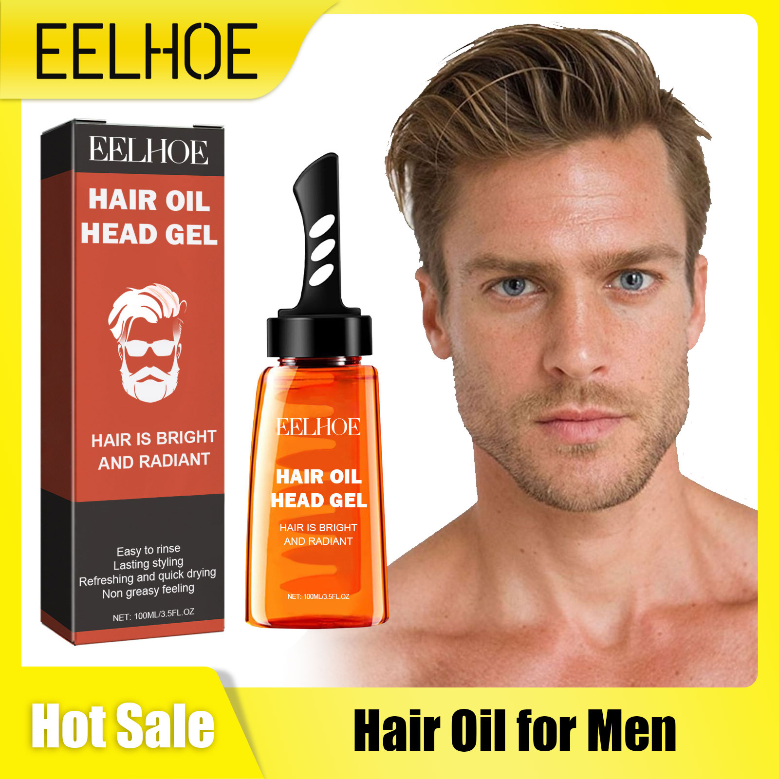 EELHOE 2 in 1 Professional Hai - Hair Care For Men recension och pris