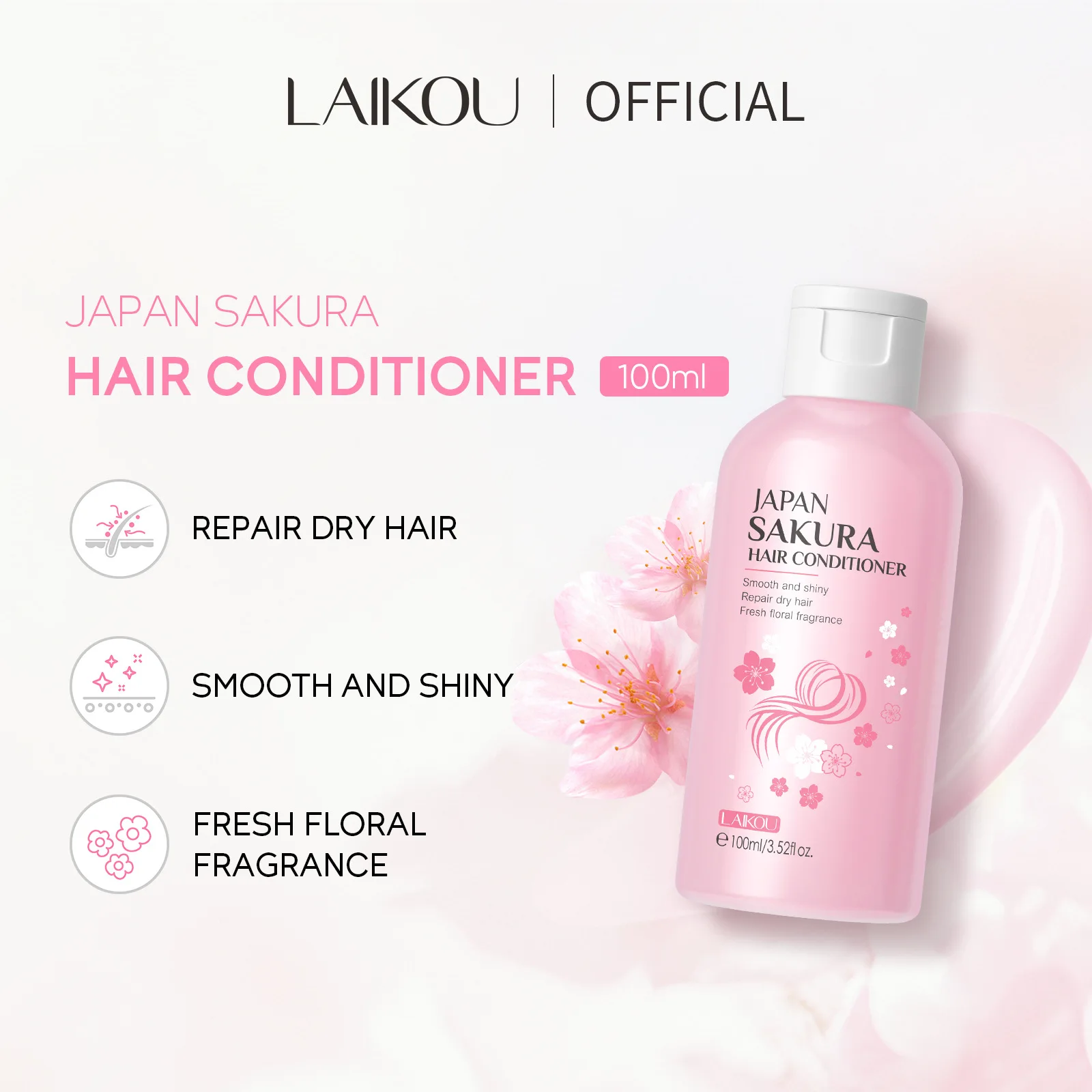 LAIKOU Japan Sakura Shampoo or - Hair Care In Japan recension och pris