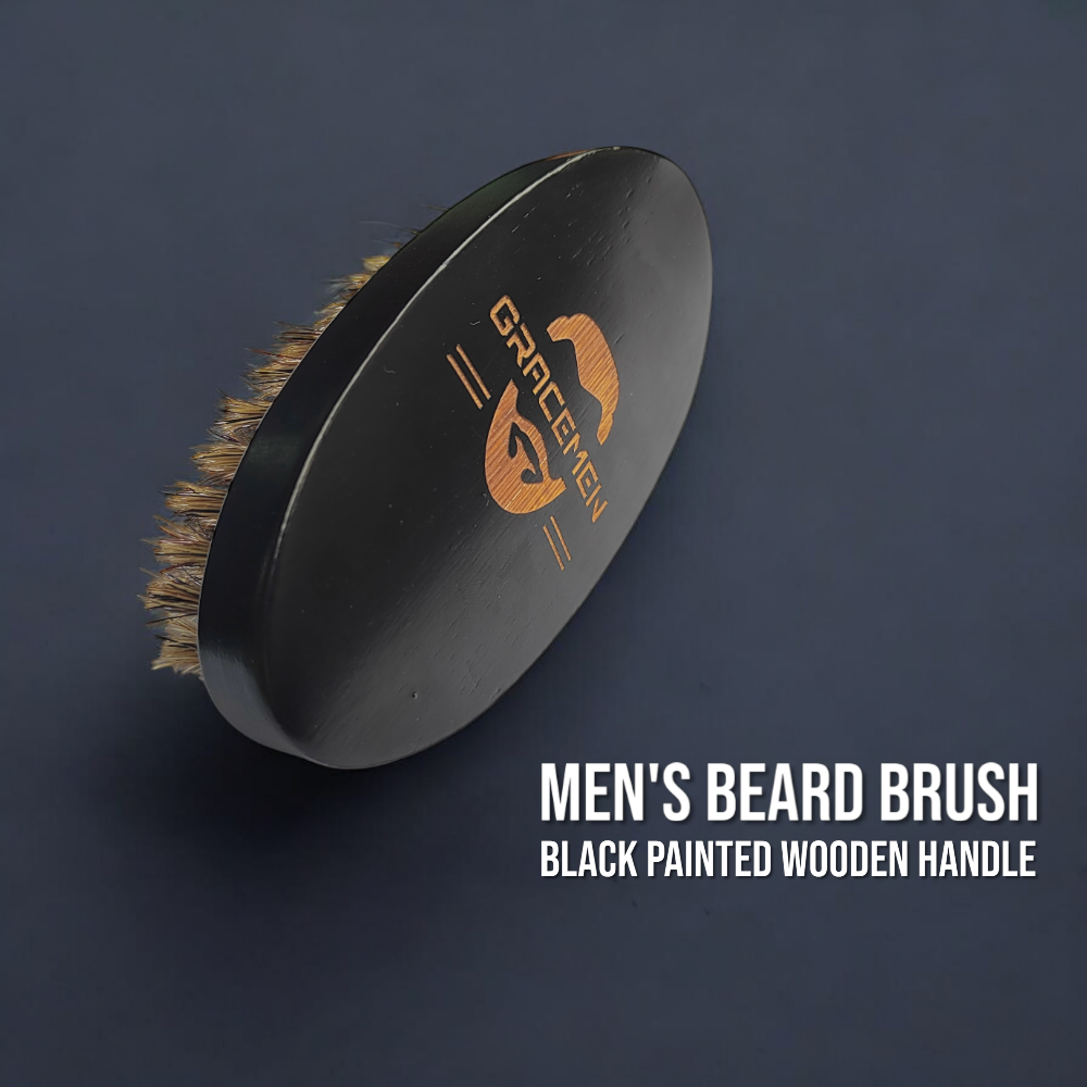 Gracemen Beard Brush - Natural - Hair Care For Men recension och pris