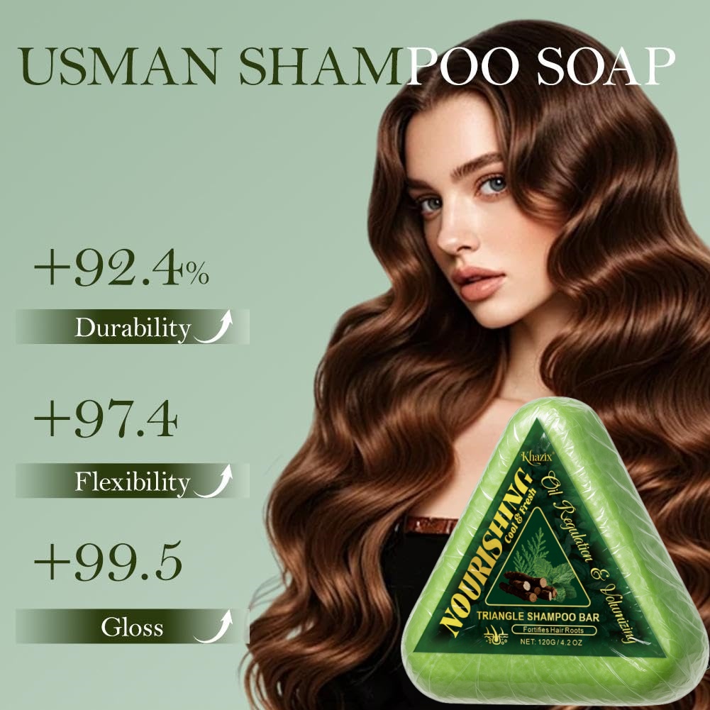 Green Triangle Soap Shampoo Ba - Hair Care Herbal recension och pris