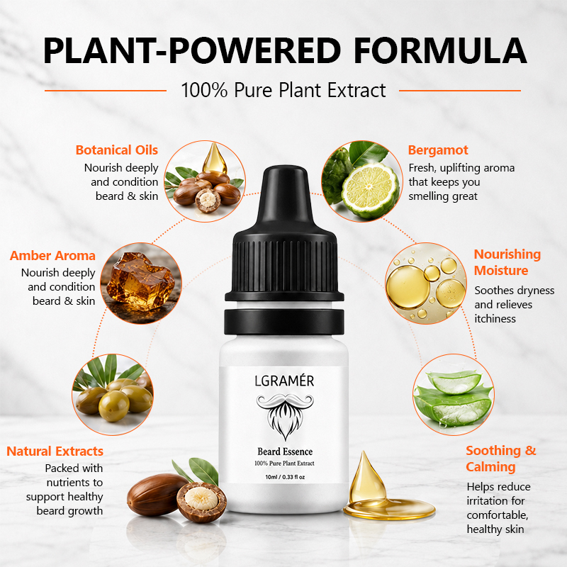 Men's Beard Growth Serum Nouri - Hair Care For Men recension och pris