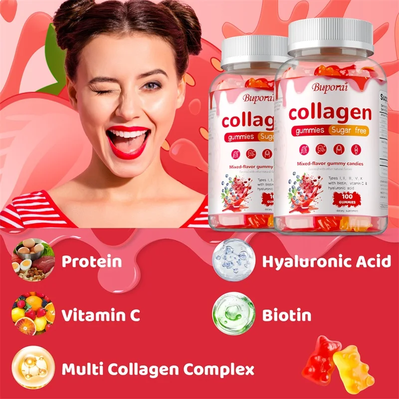 Multi Collagen Gummies - with  - Hair Care Gummies recension och pris