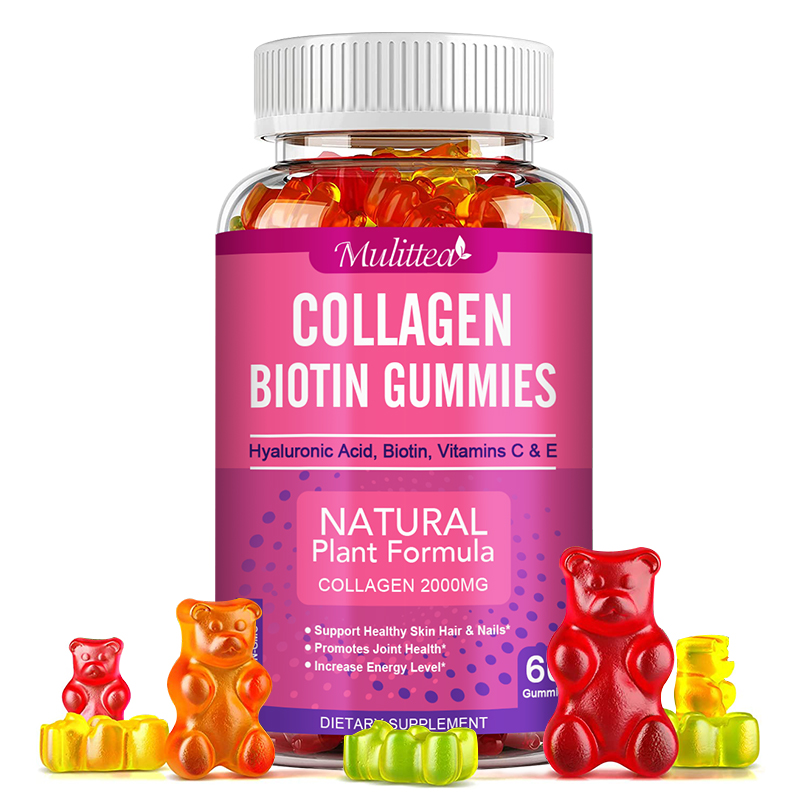 Mulittea Collagen Gummies with - Hair Care Gummies recension och pris