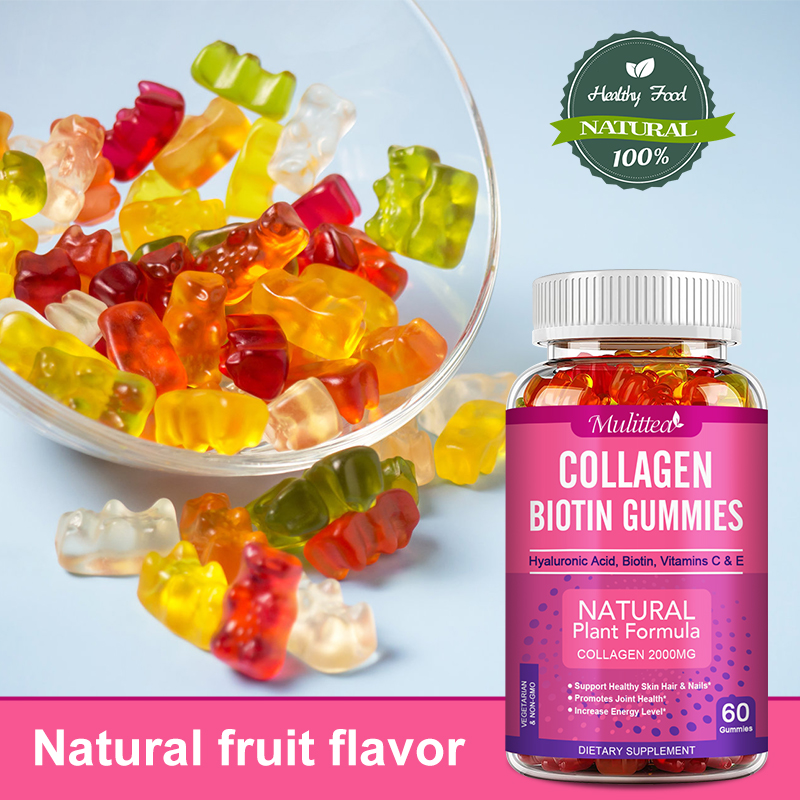 Mulittea Collagen Gummies with - Hair Care Gummies recension och pris