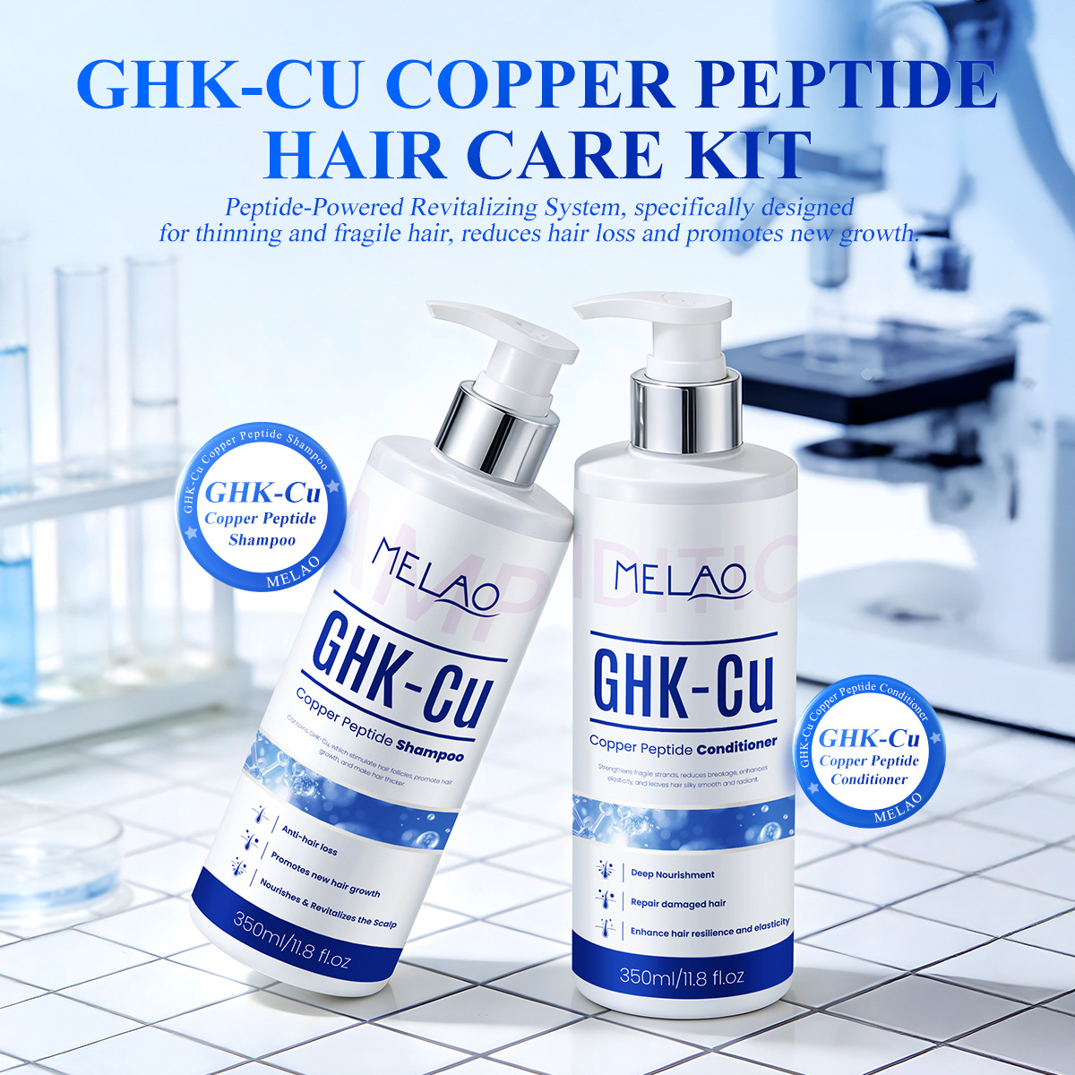 350ml GHK-Cu Copper Peptide Ha - Hair Care Basic recension och pris