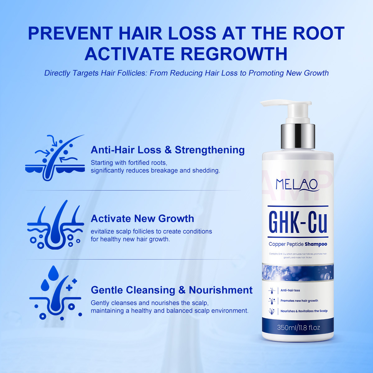 350ml GHK-Cu Copper Peptide Ha - Hair Care Basic recension och pris