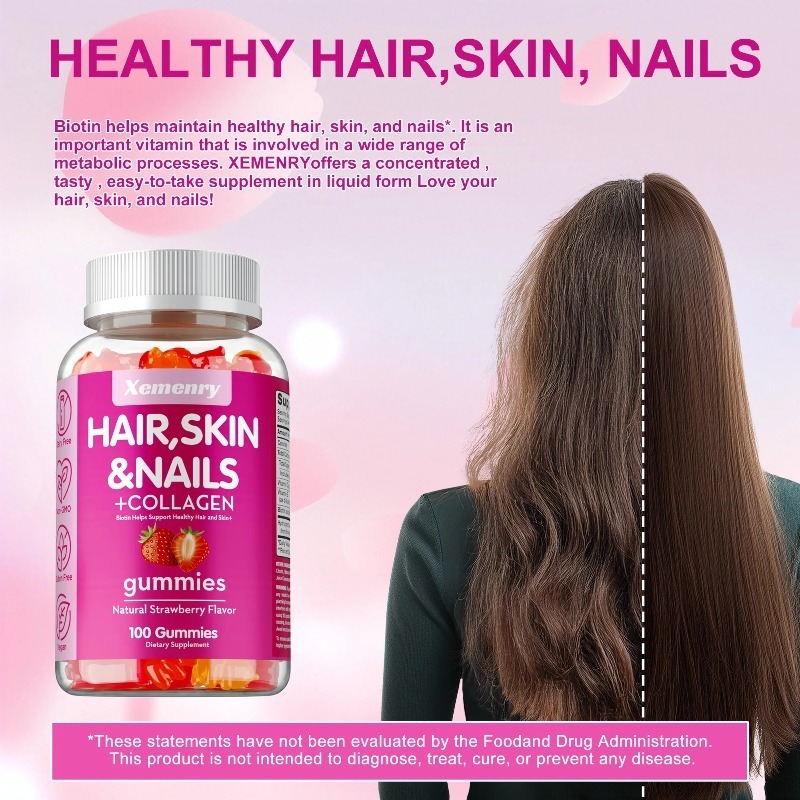 Hair, Skin & Nails Gummies - P - Hair Care Gummies recension och pris