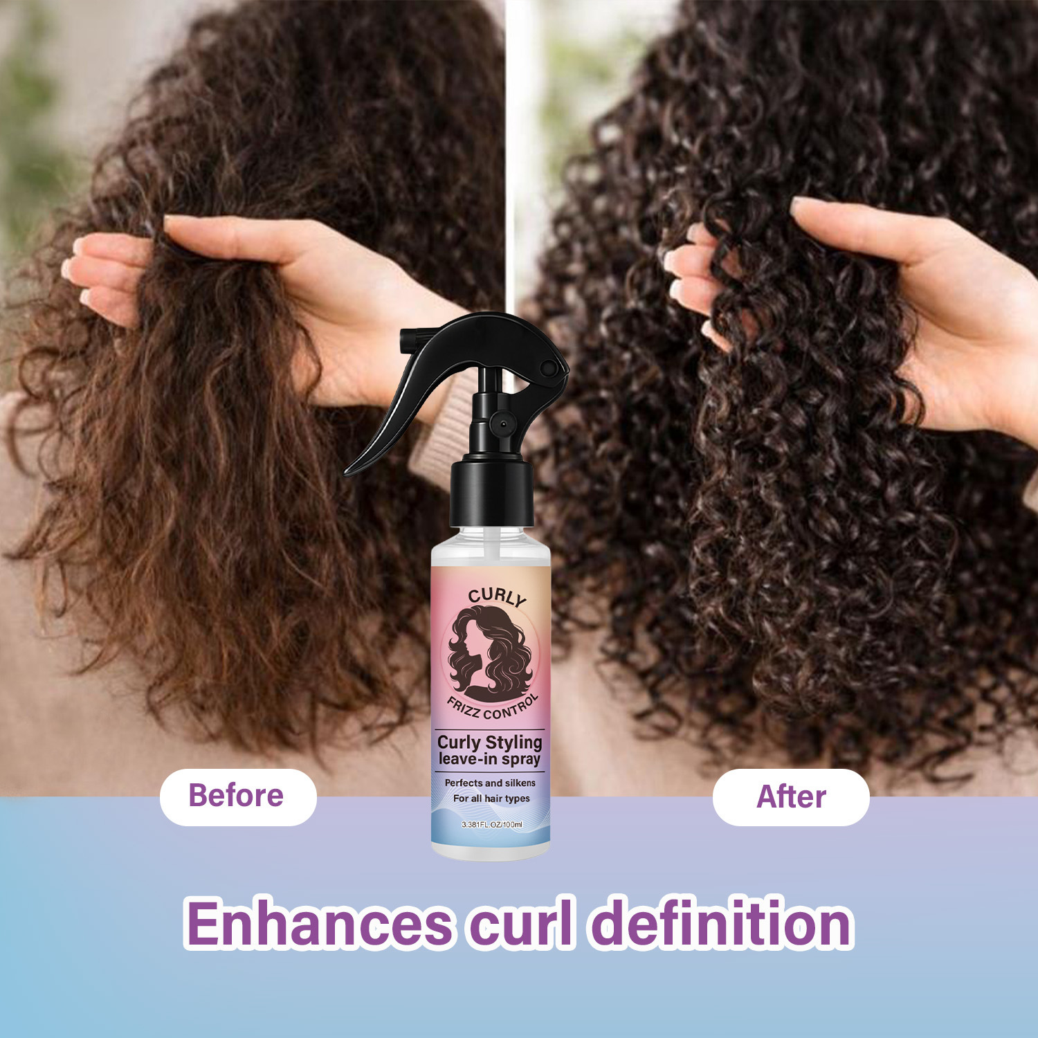 Curly Styling Leave-In Spray – - Hair Care Herbal recension och pris