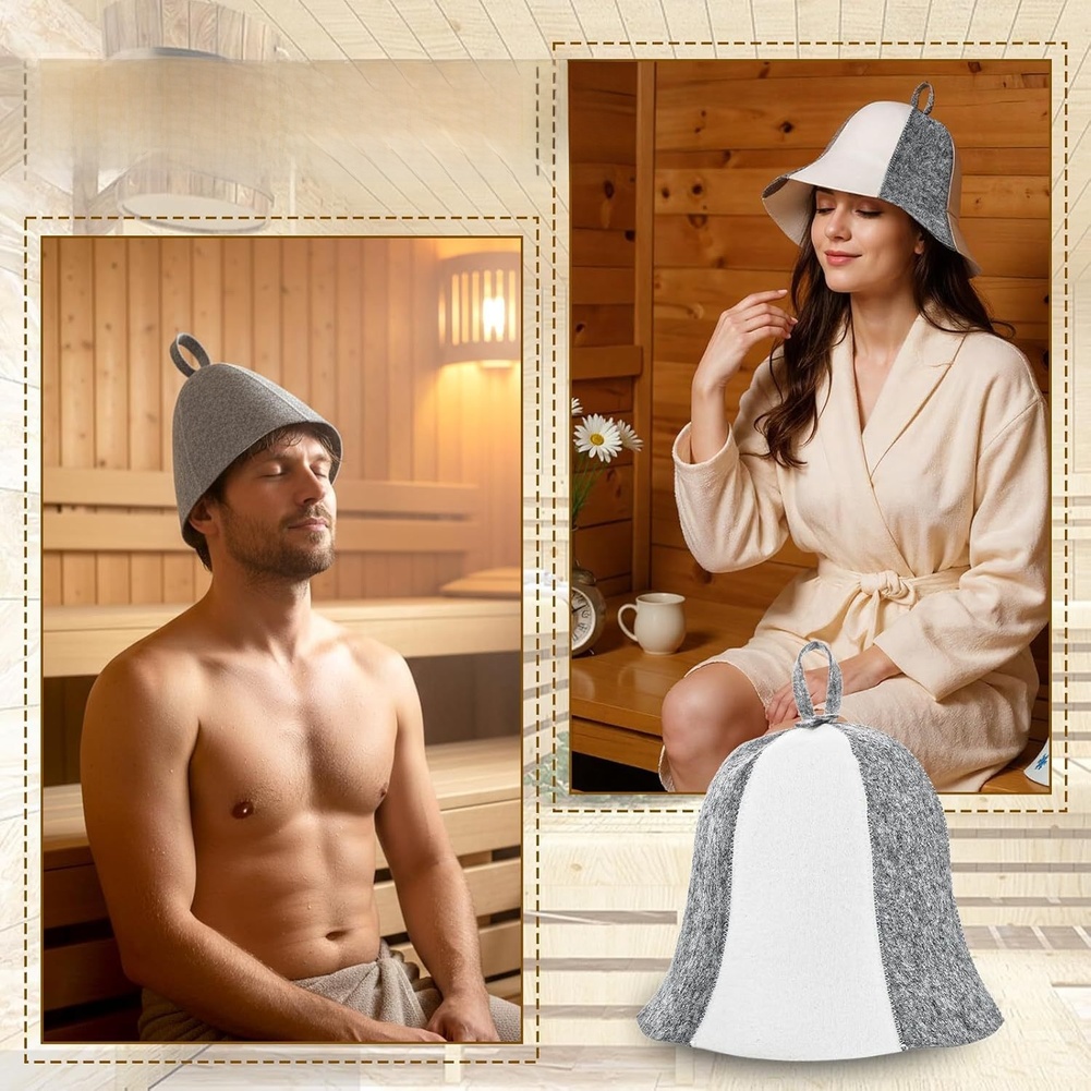 Home Sauna Gray Sauna Hat Saun - Hair Care Daily Routine recension och pris