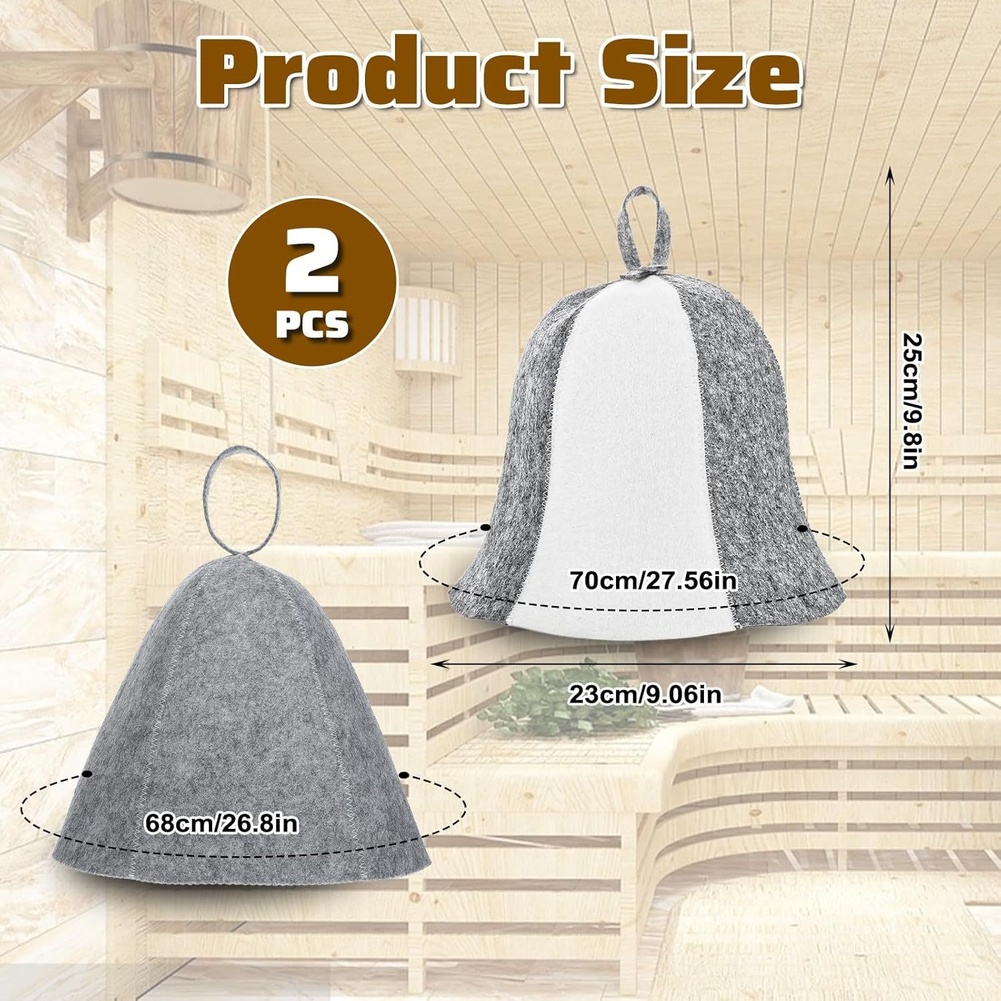Home Sauna Gray Sauna Hat Saun - Hair Care Daily Routine recension och pris