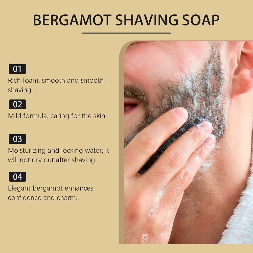 Bergamot Shaving Soap for Men  - Hair Care For Men recension och pris