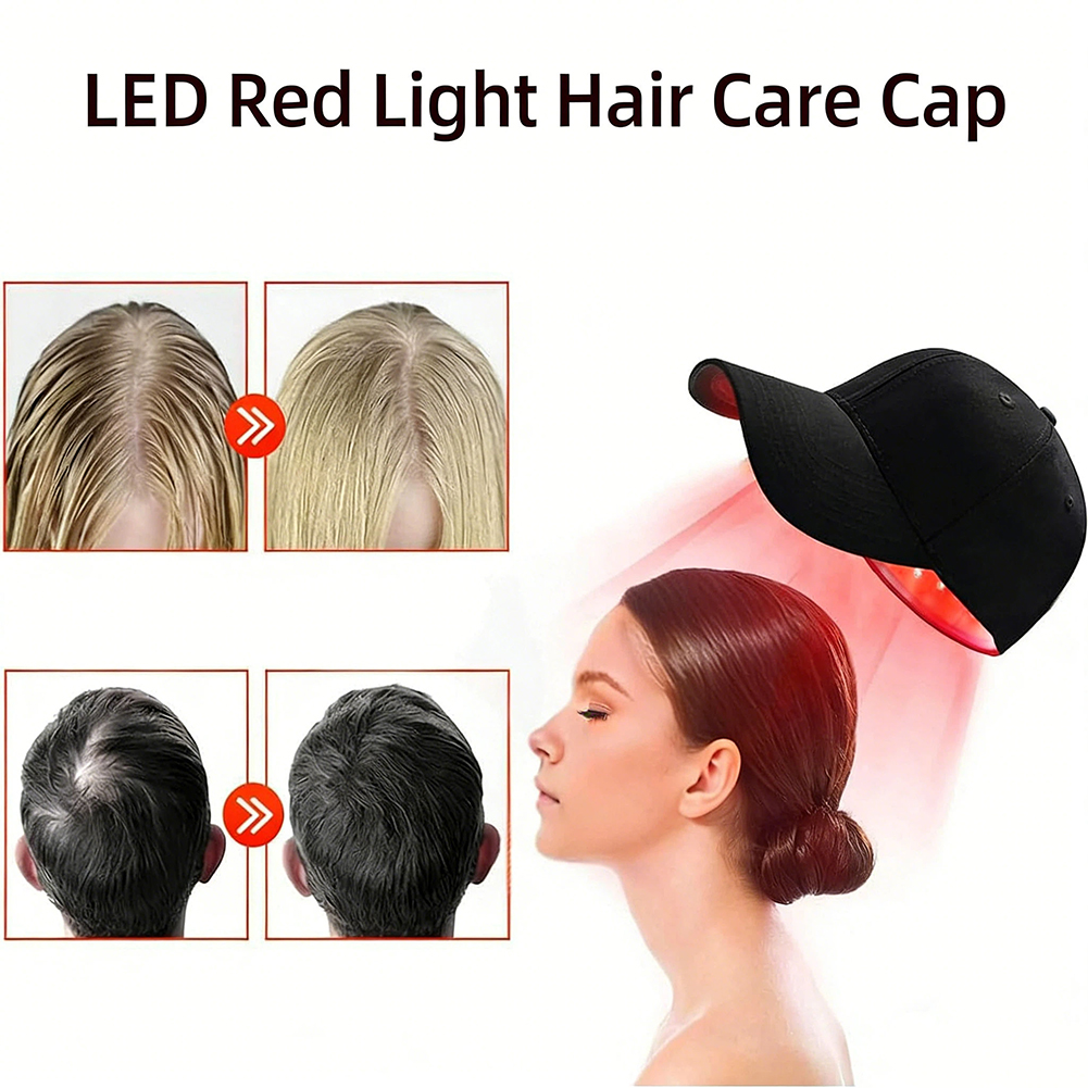 LED Hair Growth Helmet Cap wit - Hair Care Basic recension och pris