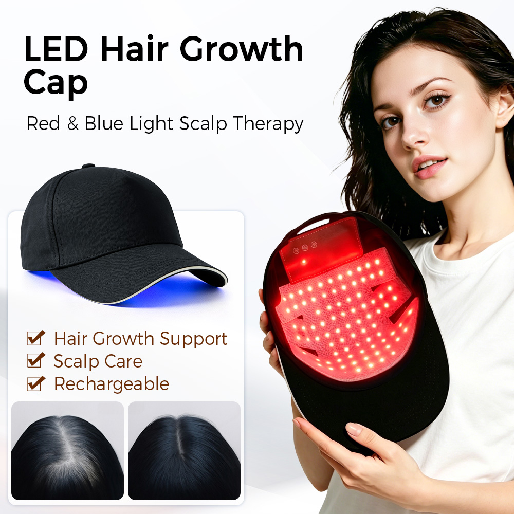 LED Hair Growth Cap Red Blue L - Hair Care Basic recension och pris