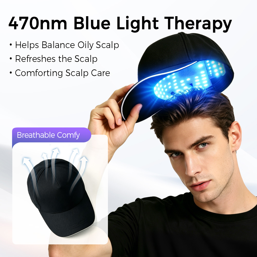 LED Hair Growth Cap Red Blue L - Hair Care Basic recension och pris