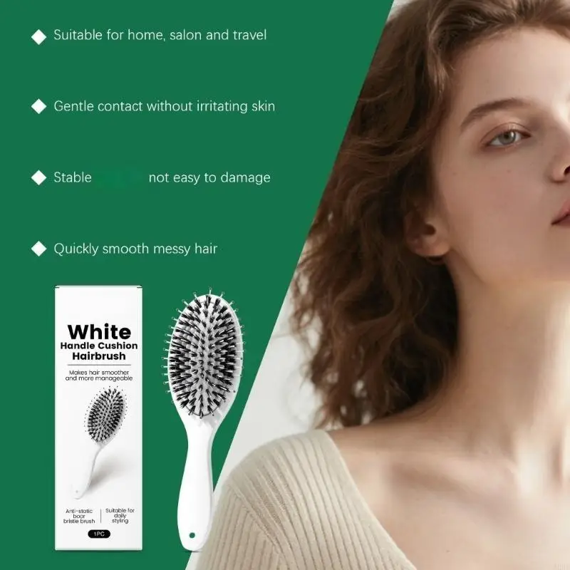 Boar Bristles And Nylon Brush  - Hair Care Daily Routine recension och pris