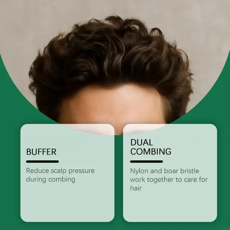 Boar Bristles And Nylon Brush  - Hair Care Daily Routine recension och pris