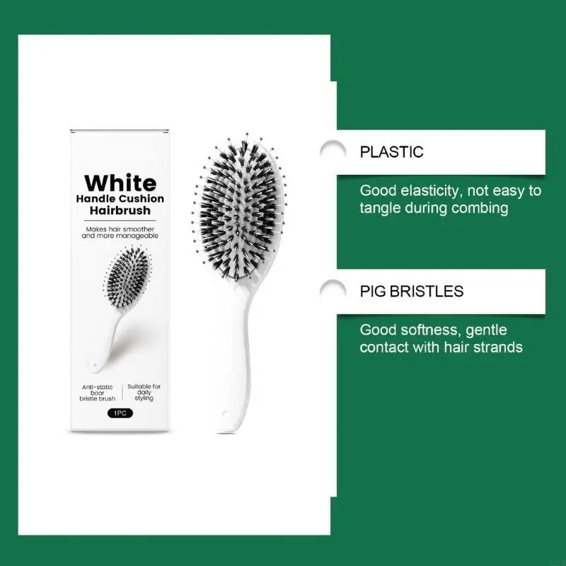 Boar Bristles And Nylon Brush  - Hair Care Daily Routine recension och pris