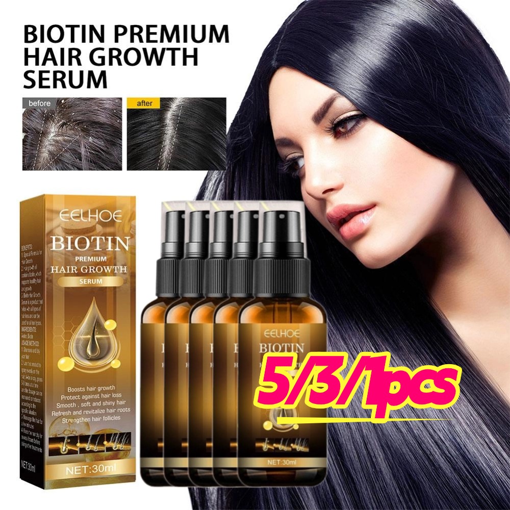 5/3/1pcs Biotin Fast Hair Grow - Hair Care Herbal recension och pris